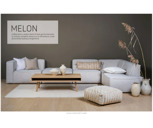 Diván MELON (Esquinero)(Modular)